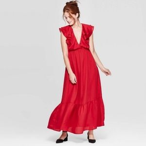 A New Day Red Maxi Dress